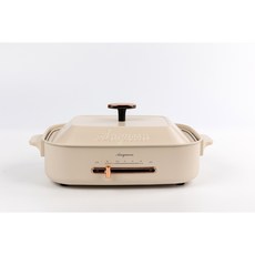 Anqueen 安晴 AQ-EB40 多功能料理鍋 電火鍋 標配組 全配組 4L, 奶茶色,標配組(可超取)