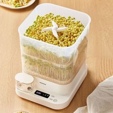 콩나물재배기 시루 가정용 3단 자동 새싹 숙주나무 키우는기계 대용량 1개