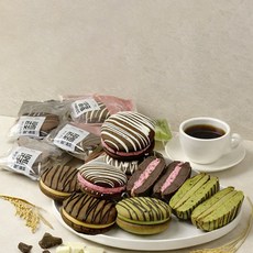 [전주풍년제과] 국내산 가루쌀 전주 수제초코파이 간식 선물세트, 100g, 10개