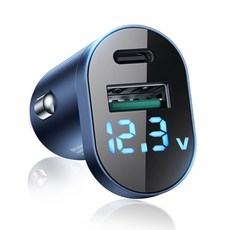 옵시디언 48W PPS PD QC4.0+ 듀얼포트 차량용 시거잭 퀵차지 USB충전기, CT-CCD48AC, 혼합색상