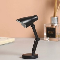 미니 롱소켓 건전지 스탠드 무드등, 블랙, 1개