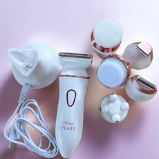 PINK PLATE 6合1美容剃毛機，多功能修容與清潔套組