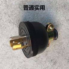 美式發電機插頭 單相三孔 銅片加厚 耐高溫, 1個, 普通美式插頭,1