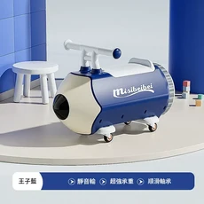 兒童花生扭扭車 1-3歲寶寶生日禮物 防側翻設計, 王子藍 無音樂燈光 網紅 一 防側翻靜音輪, 1個