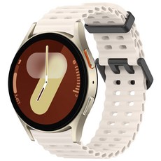 갤럭시워치 7 6 5 4 클래식 호환 스트랩 방수성 스포츠 마린 밴드 40mm 44mm 45mm 43mm 47mm 42mm 46mm, 스타라이트
