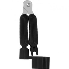 어쿠스틱 일렉트릭 클래식 기타 줄 교체용 3 in 1 교체 도구 감기기 절단기 브리지 핀 풀러 블랙, Black, 검은색