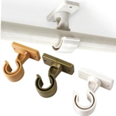 커튼 브라켓 3개입 25mm 커튼봉걸이 커, 단일옵션