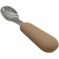 專業兒童學習湯匙 (副食品/兒童餐具), 可可棕,湯匙, 湯匙