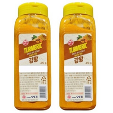 오뚜기 인도산강황가루 분말 카레가루, 2개, 470g