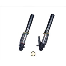 MJP MFU354 倒叉 對四卡鉗 勁戰 三代 四代 六代 DRG JETS 機車避震, 1個, 白牌速克達,銀色