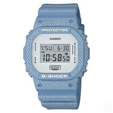 카시오 지샥 G-SHOCK 데님 패턴 라이트 블루 시계 DW-5600DC-2 569512