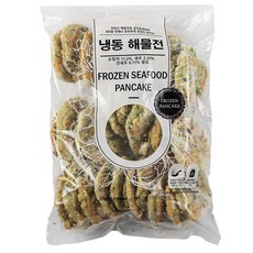 냉동해물전 냉동 간식 업소용 가정용 도시락반찬 간편조리, 5개, 1kg