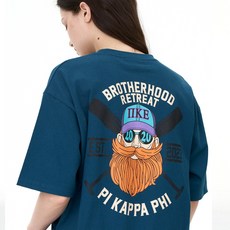 더매드문 브라더 통기성 오버핏 반팔 티셔츠