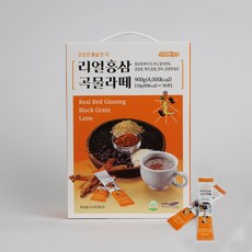 삼이야 리얼 홍삼 곡물 라떼 아침 식사 대용 간식 선식, 900g, 1박스, 50개입