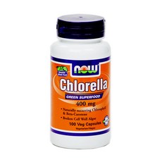 now 健而婷 綠球藻萃取素食保健膠囊 400mg, 100顆, 1罐