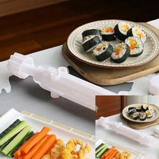 동글동글 뚝딱 김밥틀 화이트 원형김밥틀 김밥한줄트레이 김밥트레이 김밥말기틀