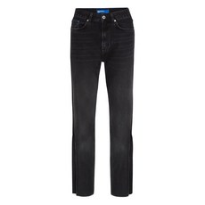 칼라거펠트진 스플릿 헴 하이라이즈 진