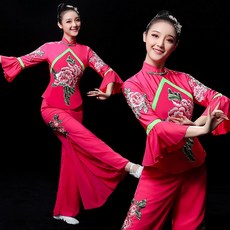 댄스복 아랑고고 상하복세트 장구 무대 의상 행사 무용 빅사이즈 단체복 난타복 공연복 전통 부채 춤