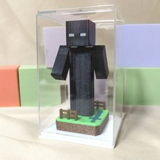 minecraft人物手辦模型 可動人物模型 不死軍團Him實體 303恐懼魔王 死靈騎士 生日禮物 玩具 模型 公仔, 1個, 展示盒+NULL