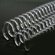 하우스픽 스프링제본 제본용 코일링 투명색, 32mm2Kg 약54개