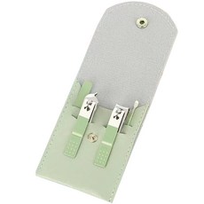 DFMEI 指甲刀套裝全套家用個指甲刀防飛濺指甲鉗修腳神器斜口指甲剪刀, 1個, 綠色4件套:如圖
