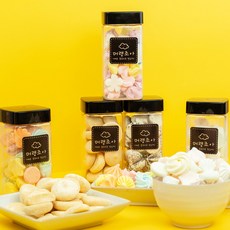 머랭쿠키 지퍼백 행사 단체간식, 8_벚꽃 (디저트통) 50g, 1개, 50g
