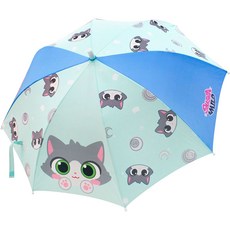 샤샤&마일로 캐릭터 어린이 장우산 캐릭터 어린이 우산 자동 장우산 KC 인증