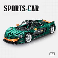 호환 블록 람보르기니스포츠카 부가티레이싱 RC 원격 조종, 맥라렌 720sP1 스태틱 에디션, 1개