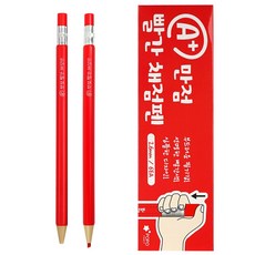 포포팬시 만점 빨간 채점펜 빨강, 6개, 1색