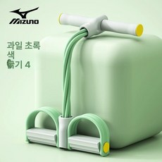 페달 풀러 복부 로프 라텍스 장비 저항 장비 슬리밍, 기본 색상, 녹색 굵은 글씨 4