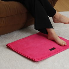 [레미제이] 예쁜 욕실 발매트 주방매트 뛰어난 흡수력 바비 타올 풋매트 (+미끄럼방지 패드 선물포장), 1개, 바비풋매트 (+미끄럼방지패드) 1EA