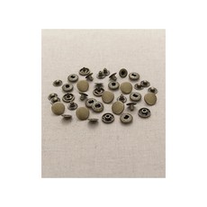 퀼트스타 스프링도트 단추_13mm 황동, 1세트, 앤틱골드