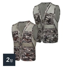 빌리언즈 망사 작업조끼 여름 쿨조끼 냉감 단체복 근무복 주머니 빅사이즈 2장