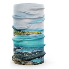 廣隆 冰絲頭巾 冷感透氣防曬魔術頭巾 防風防塵騎行面罩 運動頭巾頭套圍脖口罩面罩 抗UV透氣吸汗, 島嶼, 1個