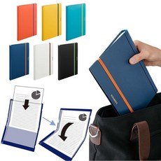 킹짐 접이형 A4 클리어화일 10포켓 파일북 서류철, 화이트