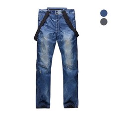 SUB22 남성 보드복 겨울 데님 스키 보드바지