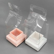 (10개) 플라워 박스 어버이날 스승의날 카네이션 포장 꽃캐리어 꽃 케이스 쁘띠, 10개, 화이트