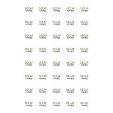 카페 메뉴옵션스티커 구분스티커 테이크아웃스티커 40매*5장 총200매 구성, 1세트, 디카페인