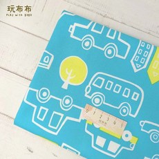 玩布布 幼兒園手帕/圓形手帕夾/擦手巾 - 可愛造型、柔軟親膚、吸水速乾, 1個, 卡通車車, 卡通車車