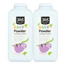 365 홀푸드마켓 베이비 파우더 라벤더 허니향 425g, 2개