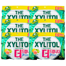 오리온 더 자일리톨 리필백, 122g, 6개
