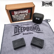 古川小夫 DEEPBOMB 肥皂禮盒 手工竹炭肉桂精油皂禮盒 運動/拳擊適用, 1個
