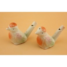 MIMI SHOP 陶瓷音樂鳥笛 鳥哨 麻雀工藝品 陶瓷口哨 水鳥口哨, 1個