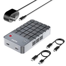 MAIWO M.2 NVMe SSD 인클로저 USB3.2 GEN2 10Gbps 8TB 용량 2-in-1 Type-C 케이블 USB C to M-Key PCIE NVME SSD, 20Gbps NVMe RAID