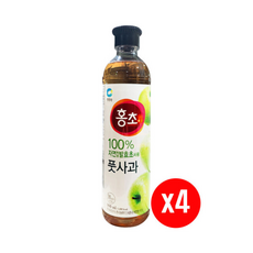 홍초 풋사과 /17시마감/빠른발송/정품보장, 900ml, 4개