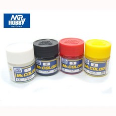 군제 락카도료 10ml (병입), 004-YELLOW (유광), 1개
