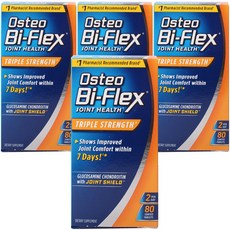 OSTEO 葡萄糖胺軟骨素錠, 80顆, 4盒