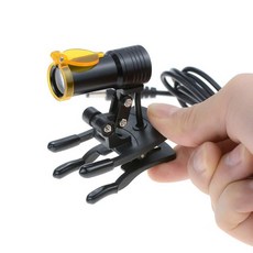 NSKI 5W LED Head Lamp with Filter Insert/Clip-on Type for Binocular Loupes (Metal Clip), Plastic Clip, 1개
