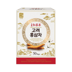 고려홍삼차 50티백x2 학교 학원 사무실 공장 탕비실 행정실 교무실 교회 선물 차세트, 3g, 50