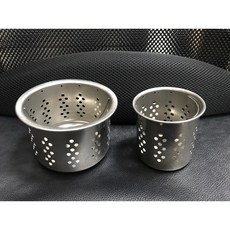 八德國際家庭五金 白鐵提籠(大/小) 不鏽鋼濾水網 白鐵大提籠 白鐵小提籠 菜渣過濾網, 1個, 小(外徑7.6cm*高約7.4cm)